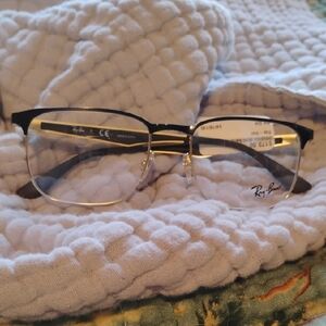 Nwt Ray Ban Black Gold 6363 Glasses
